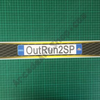 OutRun 2 SP UK base lid decal