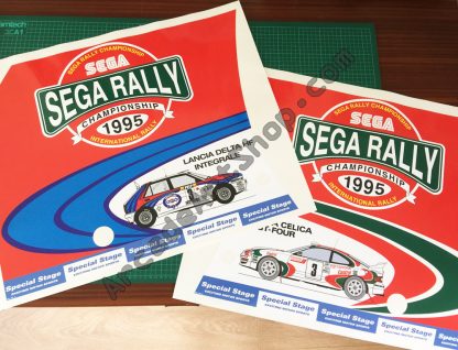 Sega Rally side art pair