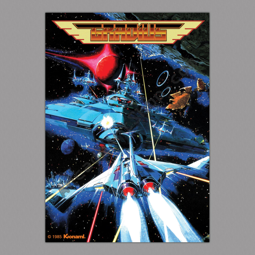 GRADIUS グラディウス B2 ポスター コナミ KONAMI グラディウス