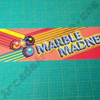 marble madness atari system 1 marquee