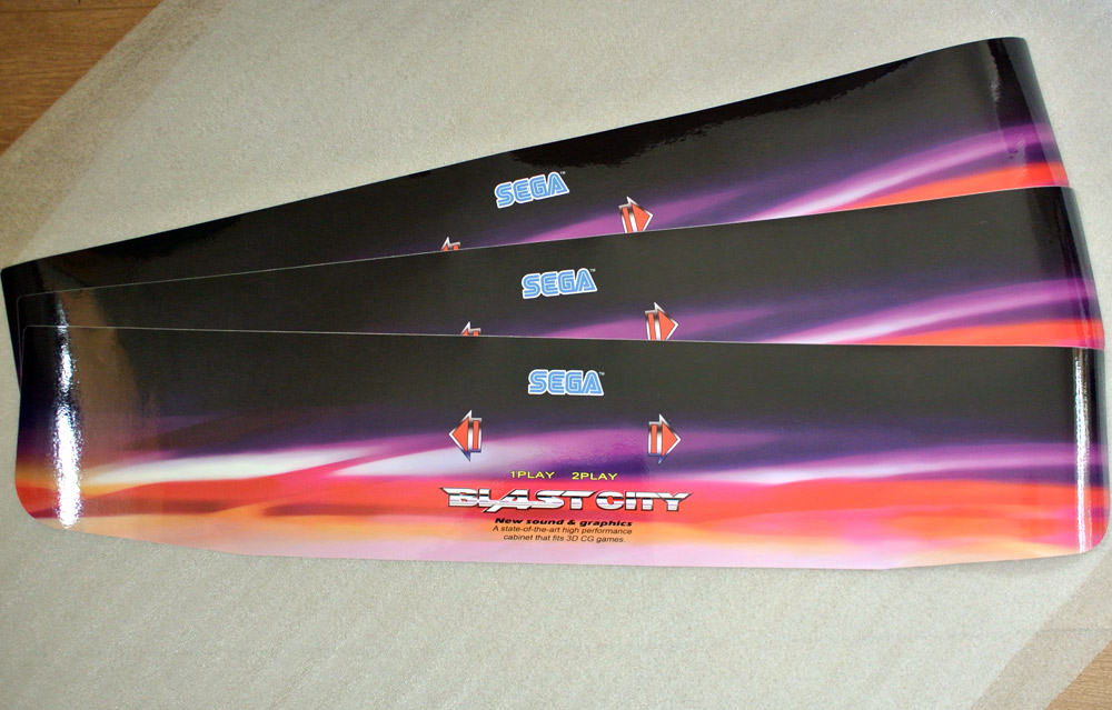 Pièce Sega Blast City – Nanao Neck Board Avec Port VGA, Télécommande, Protection Tube