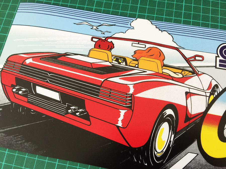 outruncabaretminimarquee2 Arcade Art Shop