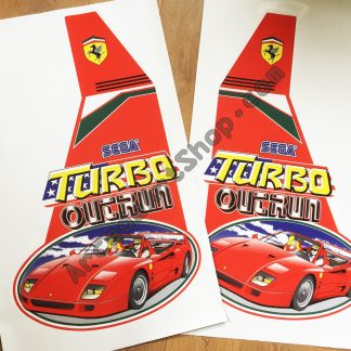 Turbo OutRun side art pair