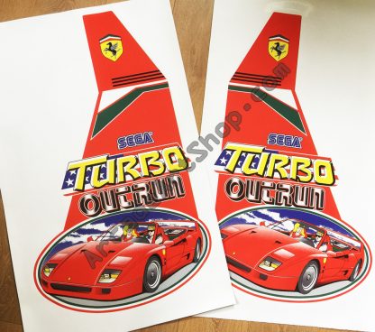 Turbo OutRun side art pair