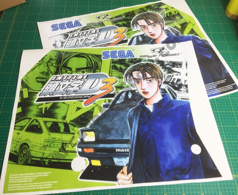 Initial-D 3 side art pair