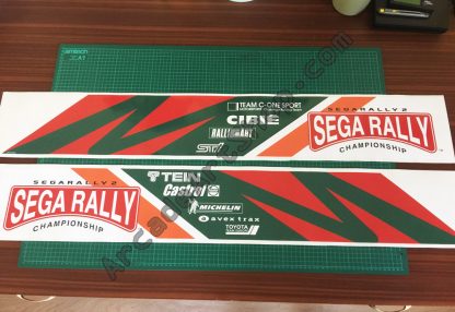 Sega Rally 2 base side decals pair