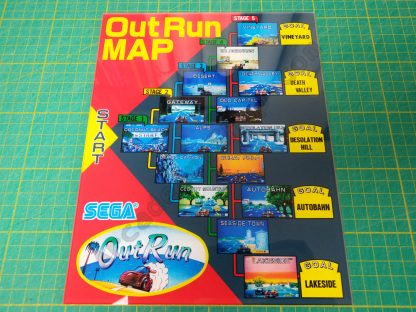 OutRun DLX plexi map
