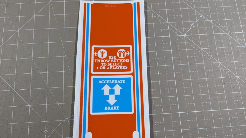 Paperboy Handlebar controller overlay Atari – Arcade Art Shop
