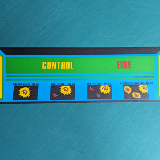 galaxian cpo midway control panel overlay