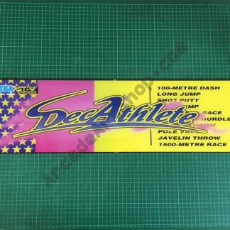 Decathlete original Sega marquee