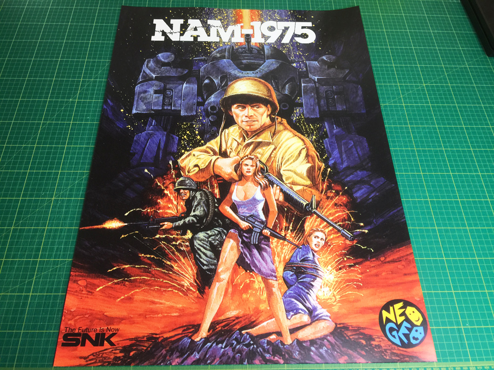 NAM-1975 SNK Neo Geo large arcade Poster 50x70cm