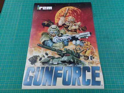 gunforce irem poster