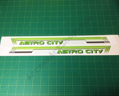 Sega Astro City side art pair
