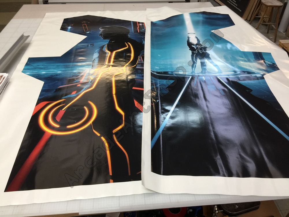 Tron Legacy Full Print Side Art Arcade Art Shop