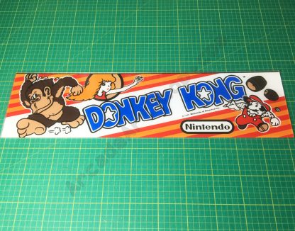 Donkey Kong perspex marquee