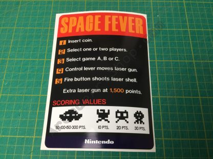 Space Fever cocktail decal