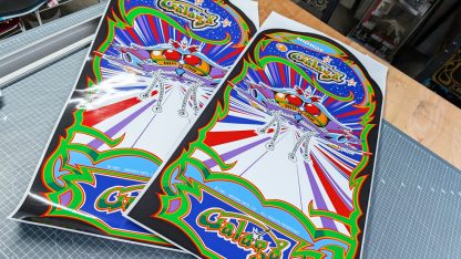 galaga side art midway