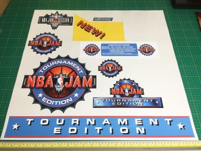 NBA Jam Tournament Edition sticker set