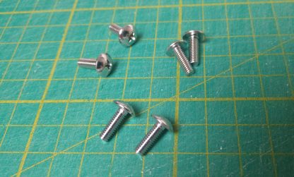m4x12 chrome screw set