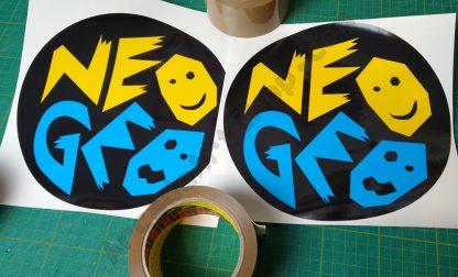 snk neo SC19-4 side art logos