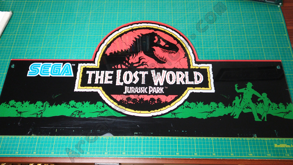 Jurassic Park Lost World Arcade Marquee 30.125" x 8.6" 