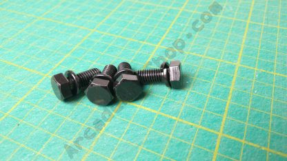 m8x20mm black bolt with washer