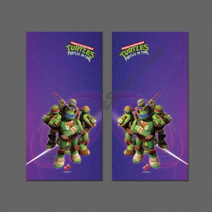 turtles in time side art