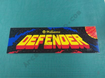defender williams upright acrylic plexiglass repro marquee