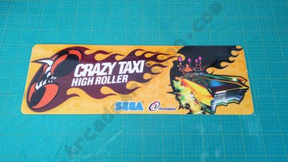 crazy taxi high roller seat sticker nos