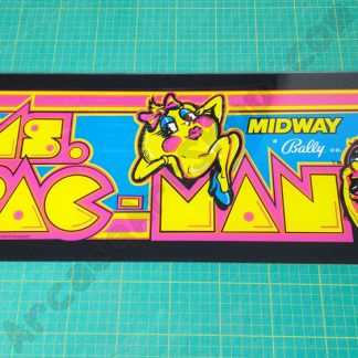 miss pacman ms pac-man marquee