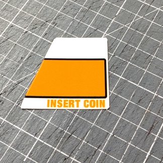 sega naomi insert coin decal polycarbonate NOA