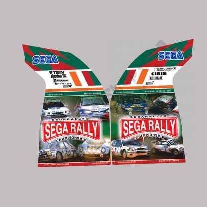 sega rally 2 upright side art pair