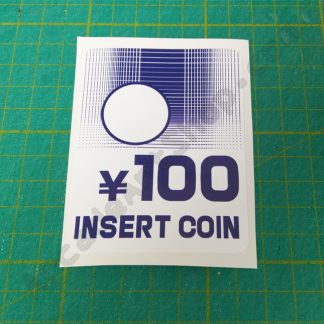 taito vewlix 100 yen insert coin blue