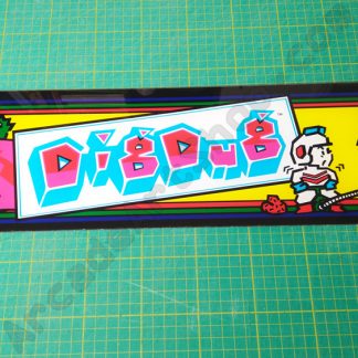 Dig Dug Arcade Marquee 23.6" x 6.5" 