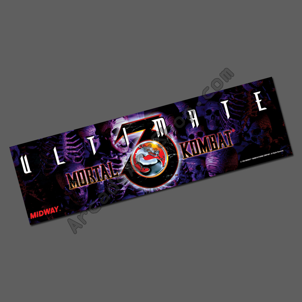 Mortal Kombat III - MK3 - Arcade Marquee