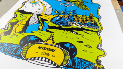 Galaxian side art pair (Midway upright cabinet) - Image 3