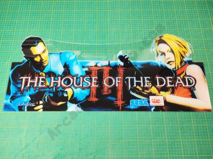 house of the dead 3 upright marquee plexi