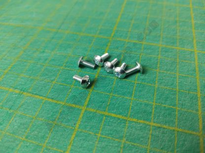 m3x8mm chrome screw 6 pack