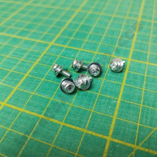 m3x8mm pan head screw with washer pack 6