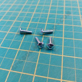 m4x15mm chrome screws 4 pack