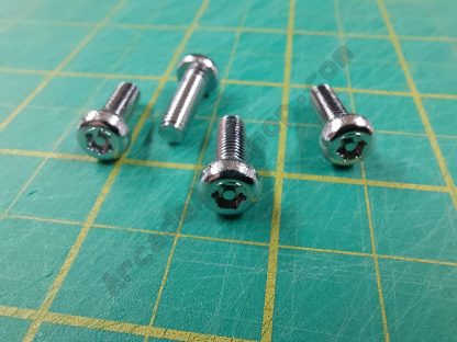 m5x15mm chrome torx screws 4 pack