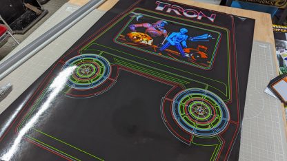 tron side art bally midway