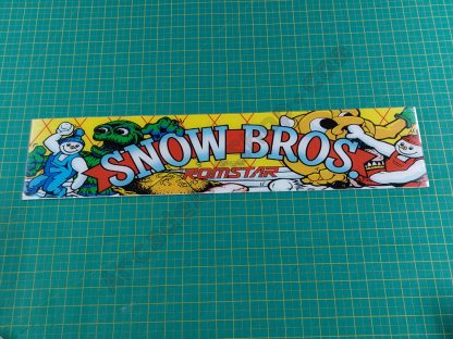 snow bros vintage original marquee