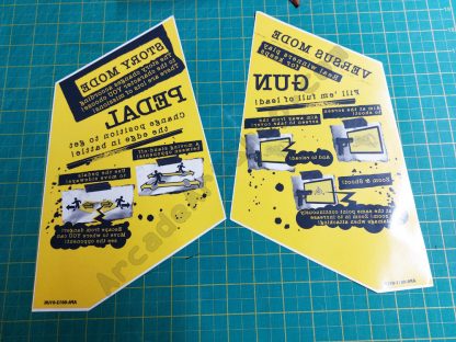 2 spicy nos instruction stickers APA-0012-01UK