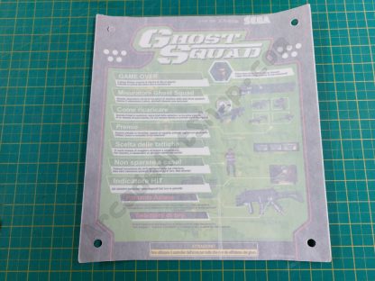ghost squad nos instructions italian