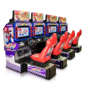 mario kart 2 marquee black bracket cabinet