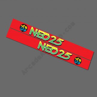 neo geo snk neo 25 side art strips