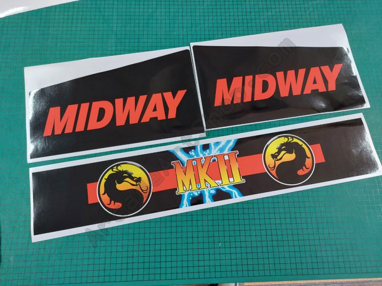 Decals Control Box Mortal Kombat II control panel box decals MK2 – Arcade Art Shop