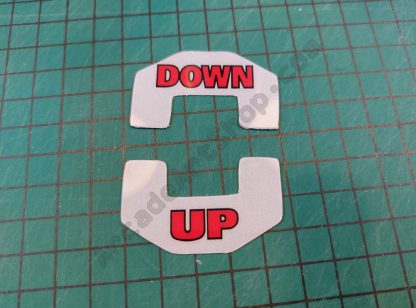 sega gear shifter up down decals outrun 2 initial d f355