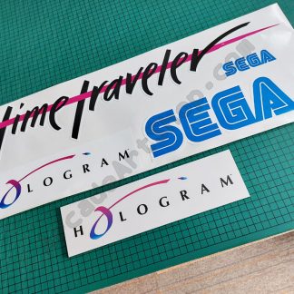 sega time traveler hologram sticker set